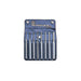 Mokuba Pin Punch Set 8 pcs E148 Carbon Steel Made In Japan 2.5 3 4 5 6 7 8 10 mm_1