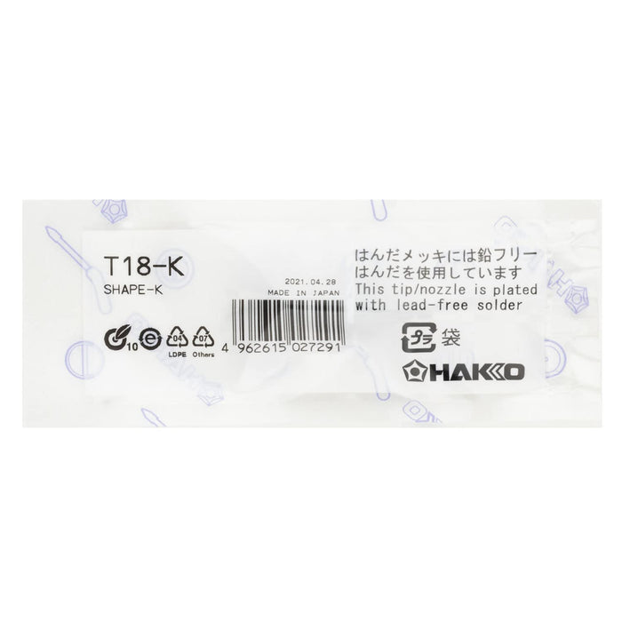 HAKKO Soldering Iron Tip K type T18-K for FX-888D/ FX-889/ FR-701/ FR-702 NEW_2