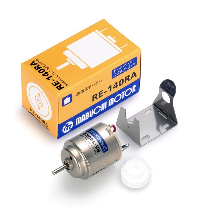 Small DC motor RE-140RA (1BOX 10 pieces) 43292-44390 with motor base & pulley_3