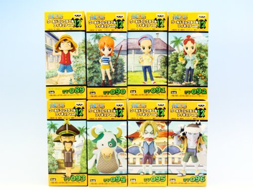 One Piece World Collectible Figure vol.12 All 8 Complete set Banprest ‎37616 NEW_1