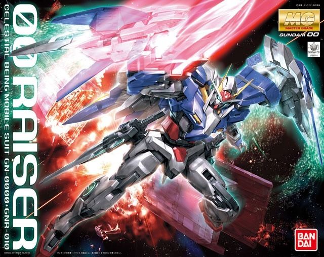 BANDAI MG 1/100 GN-0000 + GNR-010 00 RAISER Plastic Model Kit Gundam 00 Japan_1