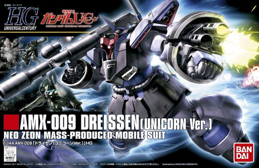 BANDAI HGUC 1/144 AMX-009 DREISSEN UNICORN Ver Plastic Model Kit Gundam UC Japan_1