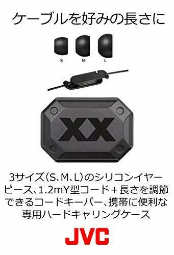 JVC HA-FX1X XX series Canal Type In-Ear Headphones Black NEW from Japan_5