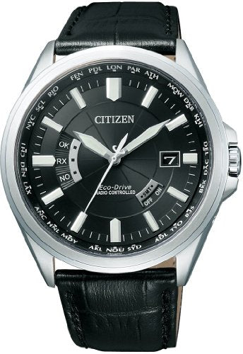 Citizen Collection CB0011-18E Eco-Drive Direct Flight Men's Watch Leather Black_1