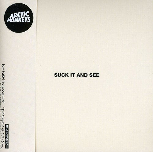 Arctic Monkeys Suck It and See CD HSE-10111 Japan Bonus Track & Japanese Obi NEW_1