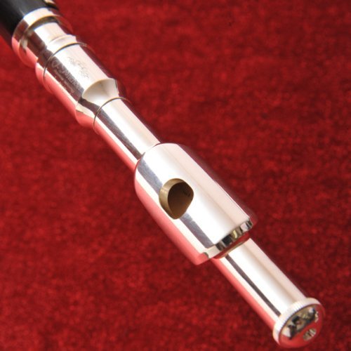 J.Michael PC400 Small Flute Piccolo Head tube, key silver-plated finish NEW_5