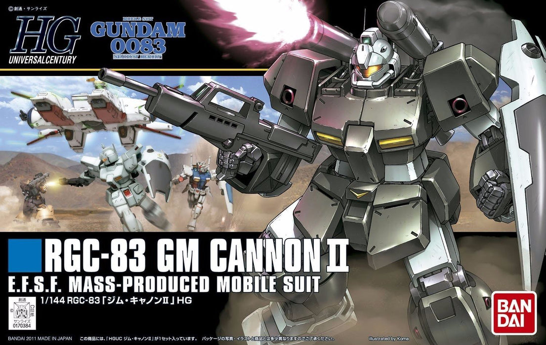BANDAI HGUC 1/144 RGC-83 GM CANNON II Plastic Model Kit Mobile Suit Gundam 0083_1