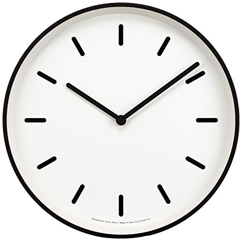 Lemnos Mono Clock White LC10-20B WH NEW from Japan_1