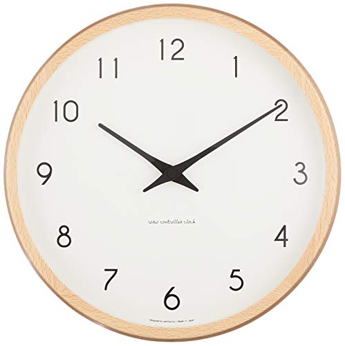 Wall Clock Lemnos Campagne Natural PC10-24W NT NEW from Japan_1