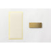 Traveler's Company MIDORI Brass Matte Label Plate Gold H18xW44mm 82022006 NEW_5