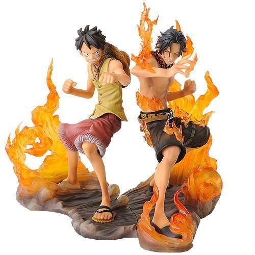 One Piece DX Figure Brotherhood Animation Prize Luffy Ace set NEW from Japan_2