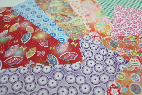 JAPANESE ORIGAMI PAPER CHIYOGAMI 100pieces 10Designs 15x15cm 100sheets NEW_2
