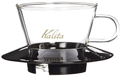 Kalita 05045 Glass Wave Dripper 155 (Black) [for 1 - 2 people] Pore ​​over type_1
