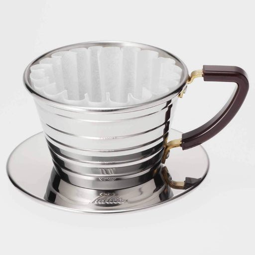 Kalita Wave Series Wave Dripper 155 (for 1 to 2 people) #04021 Silver Classic_2