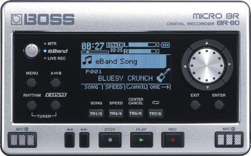 BOSS Digital Recorder Micro BR BR-80 USB, SDHC, SD card 32GB MP3/WAV NEW_2