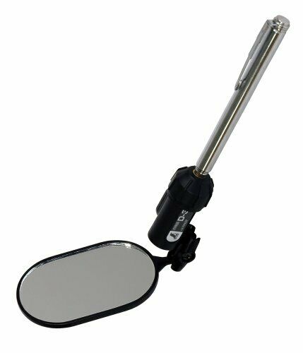 Shinwa Measurement Inspection mirror D oval lighted 50 x 80mm 74157 NEW_1