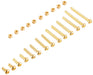 Yamamoto Sound Craft BT-2 Brass screw set for cartridges 24 gold plated finish_1