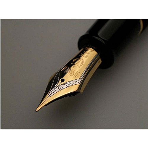 SAILOR KING OF PENS EBONITE Black Silve 21K Gold M Fountain Pen NEW from Japan_2