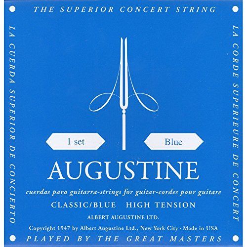 AUGUSTINE Classical guitar string blue set NEW from Japan_1