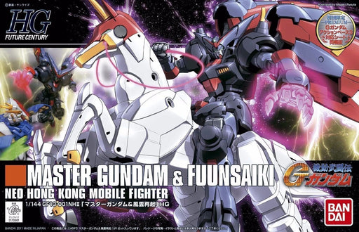 BANDAI HGFC 1/144 MASTER GUNDAM & FUUNSAIKI Model Kit G Gundam NEW from Japan_1