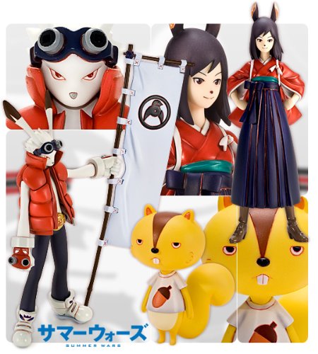 VOLKS moekore PLUS Buddies Summer Wars Non-Dcale PVC Figure NEW from Japan F/S_2