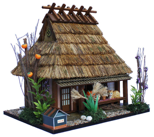 Billy Handmade Miniature Dollhouse Kit Highway Series Thatch Private House 8616_2