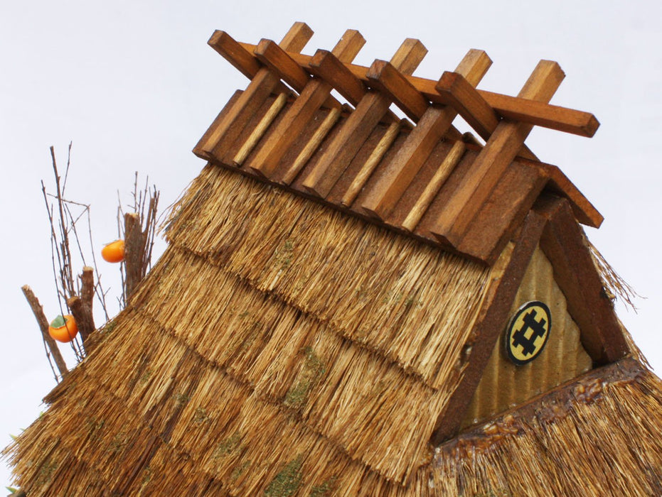 Billy Handmade Miniature Dollhouse Kit Highway Series Thatch Private House 8616_4