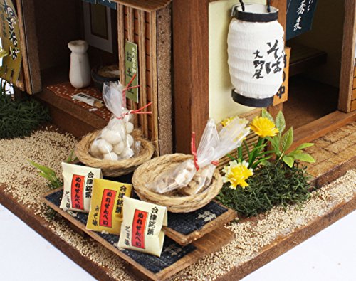 Billy Handmade Dollhouse Kit Highway Series Aizu Highway Ouchi-juku Soba Shop_3