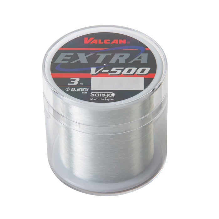 Sanyo Nylon VALCAN EXTRA V-500 500m #7 Fishing Line Natural Clear Trout NEW_2