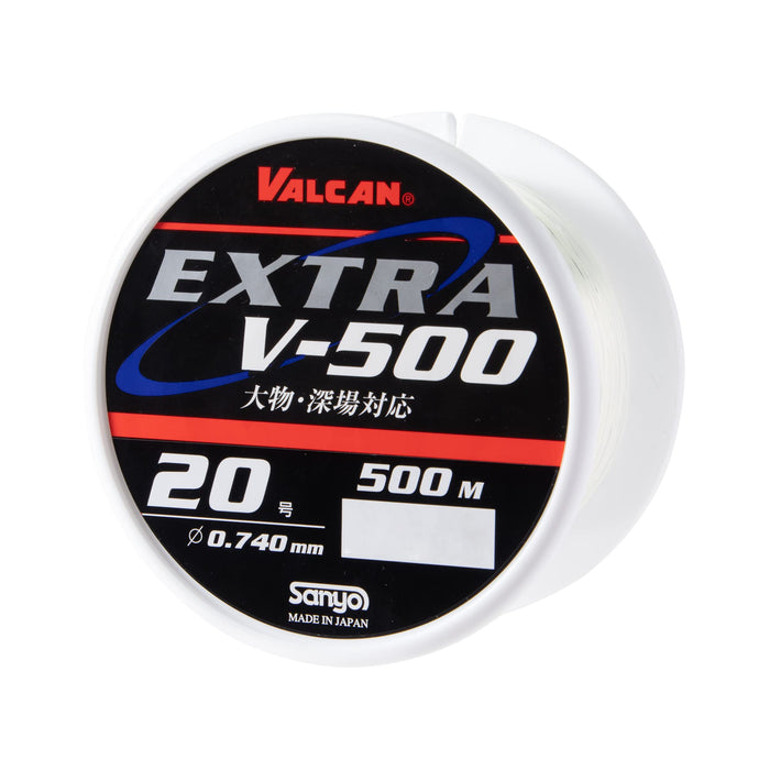 Sanyo Nylon VALCAN EXTRA V-500 500m Corresponds Big Fish & Deep #12 NaturalClear_1