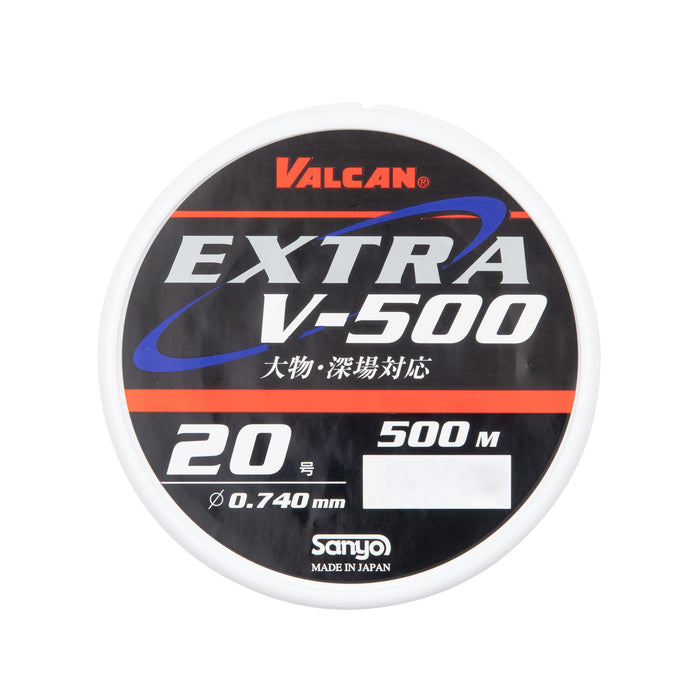 Sanyo Nylon VALCAN EXTRA V-500 500m Corresponds Big Fish & Deep #16 NaturalClear_4