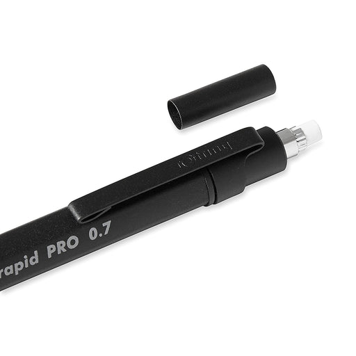 rOtring 1904257 Rapid PRO Mechanical Pencil 0.7mm Matte Black Brass HB NEW_2