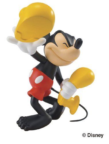 Medicom Toy UDF Disney Mickey Mouse Shoeless Ver. Figure from Japan_1