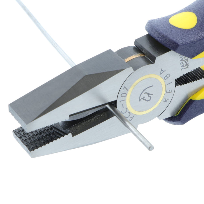 KEIBA FCC-107 High grade Side Cutting Pliers CR-V70C 175mm elastomer grip NEW_5