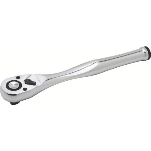ASH Revoway ratchet handle VRL4250 Nickel chrome plating Silver NEW from Japan_1