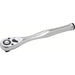 ASH Revoway ratchet handle VRL4250 Nickel chrome plating Silver NEW from Japan_1