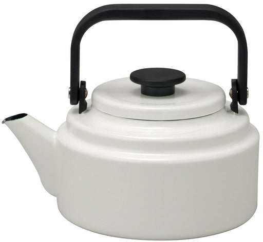 Noda Horo AmuKettle 2.0L white IH compatible Enamel Resin AM-20K Made in Japan_1