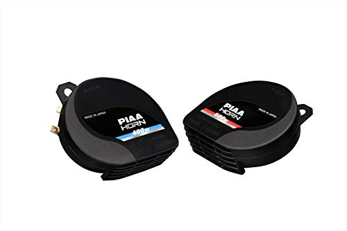 PIAA horn Slender horn 400Hz/500Hz Black 2 Pieces HO-12 NEW from Japan_3