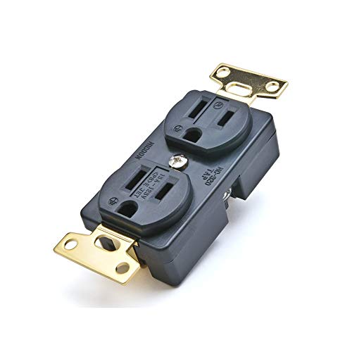 OYAIDE SWO-DX-U ULTIMO Wall Outlet Receptacle Wallplate Black NEW from Japan_1