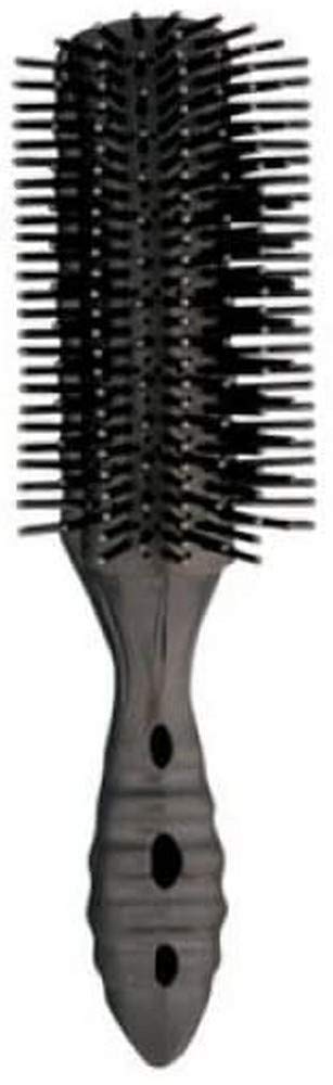 YS Park Hair Brush Lap Doragon Air Vent Styler Carbon Mix YS-LAP32 Black NEW_1