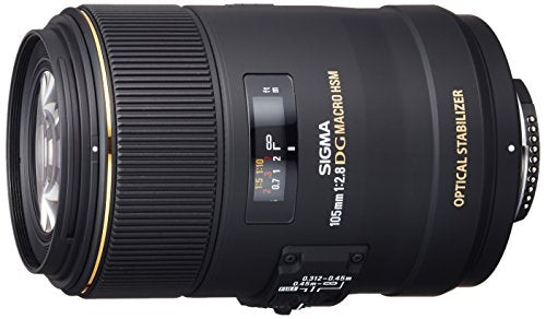 Sigma Macro Lens ‎258306 MACRO 105mm F2.8 EX DG OS HSM for Nikon Digital SLR NEW_1