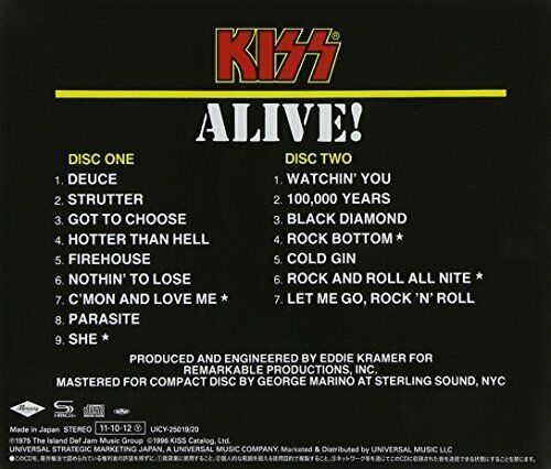 [CD] Universal KISS Alive! ~ Hell today Beast NEW from Japan_2