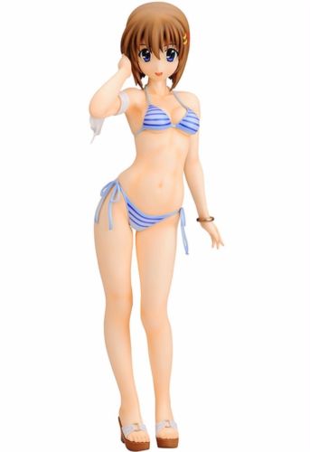 Magical Girl Lyrical Nanoha StrikerS Hayate Yagami Swimsuit Ver 1/4 PVC Gift_1
