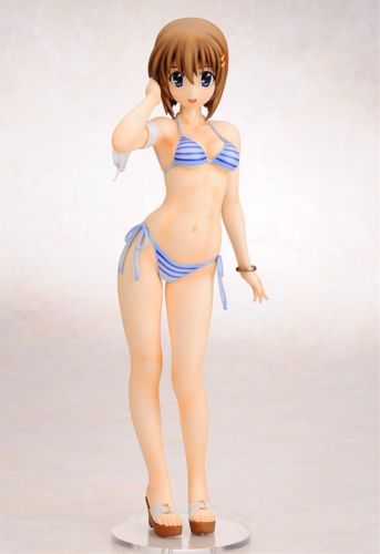 Magical Girl Lyrical Nanoha StrikerS Hayate Yagami Swimsuit Ver 1/4 PVC Gift_2