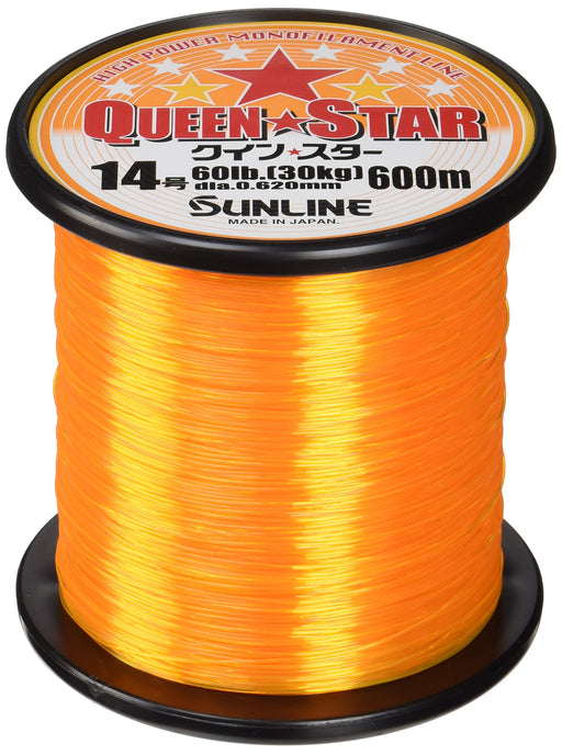 SUNLINE Queen Star Nylon Line 600m #14 60lb Yellow Saltwater Fishing Line NEW_1