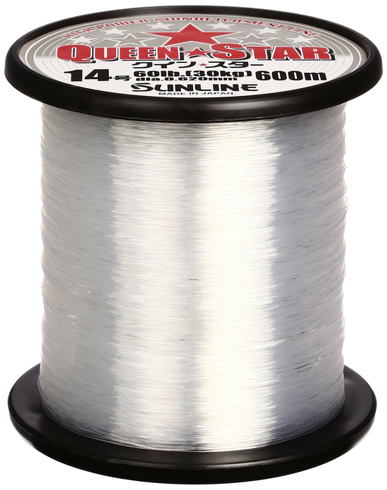 SUNLINE Queen Star Nylon Line 600m #14 60lb Clear Fishing Line ‎‎60053106 NEW_1