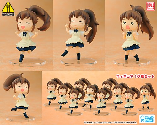 WORKING!! Charamany series Susume! Taneshima Popura Gundan Set Vol.2 +1 w/stand_7
