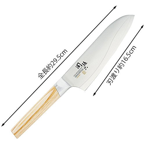 Seki Magoroku 10000CL Santoku Knife 165mm Stainless steel Made In Japan AE5254_2