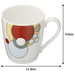 Noritake bone china Frank Lloyd Wright design tableware mug pair set P97280/4614_7
