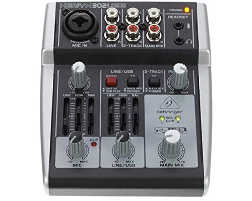 BEHRINGER XENYX 302USB 5-Input mixer USB/Audio Interface NEW from Japan_2